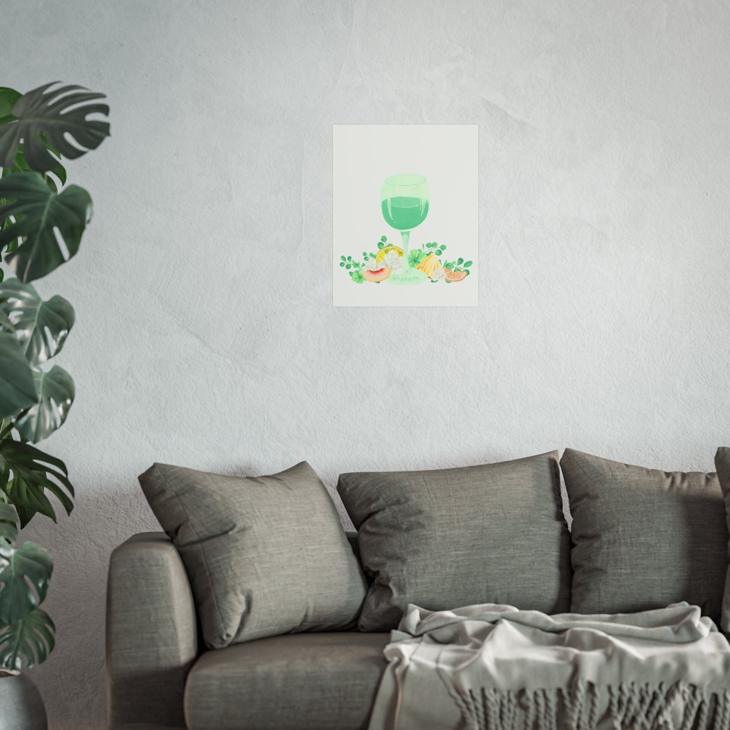 Wine Art Poster "Vinho Verde"