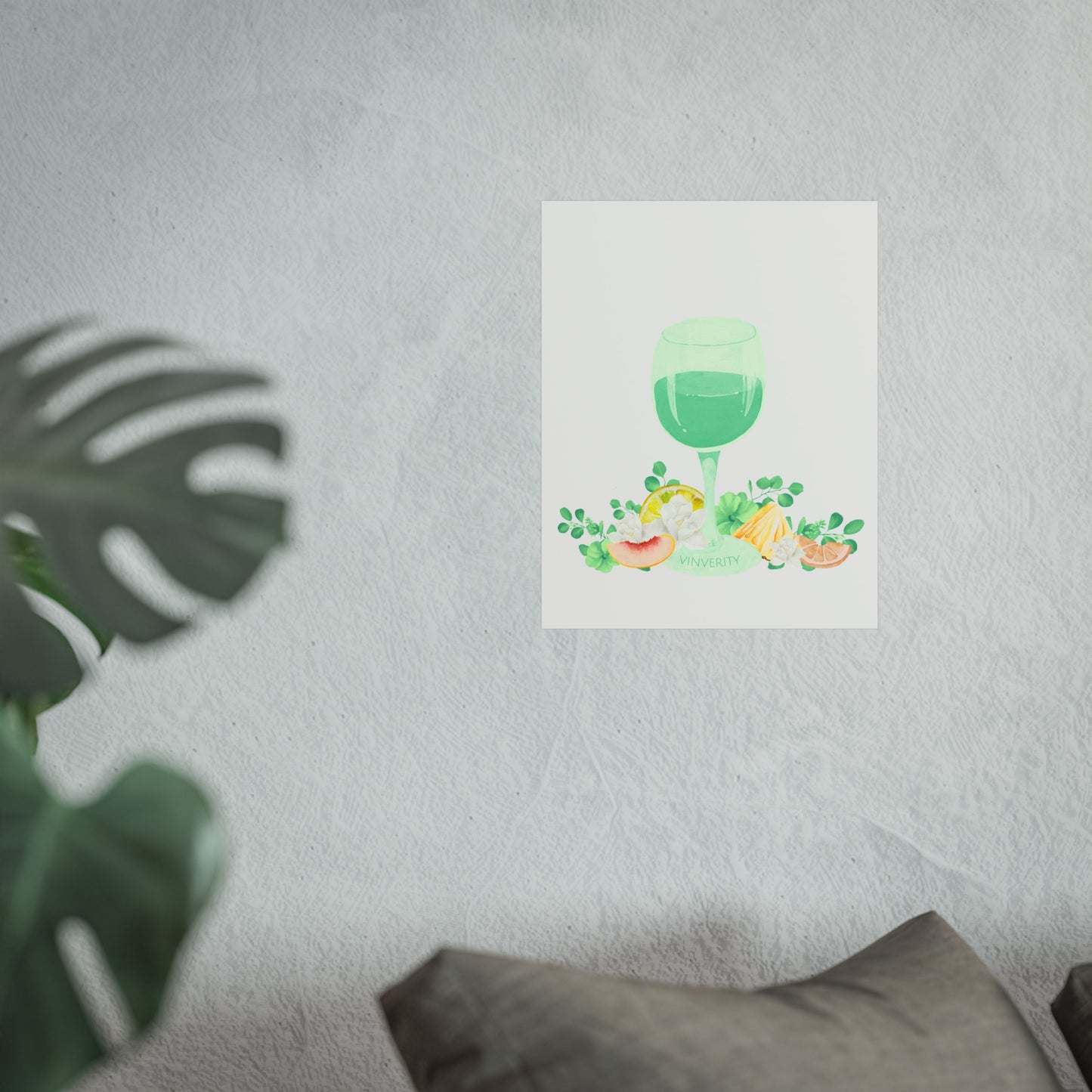 Wine Art Poster "Vinho Verde"