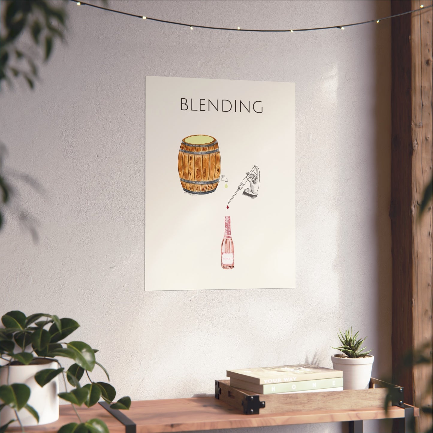Blending Method Wine Poster