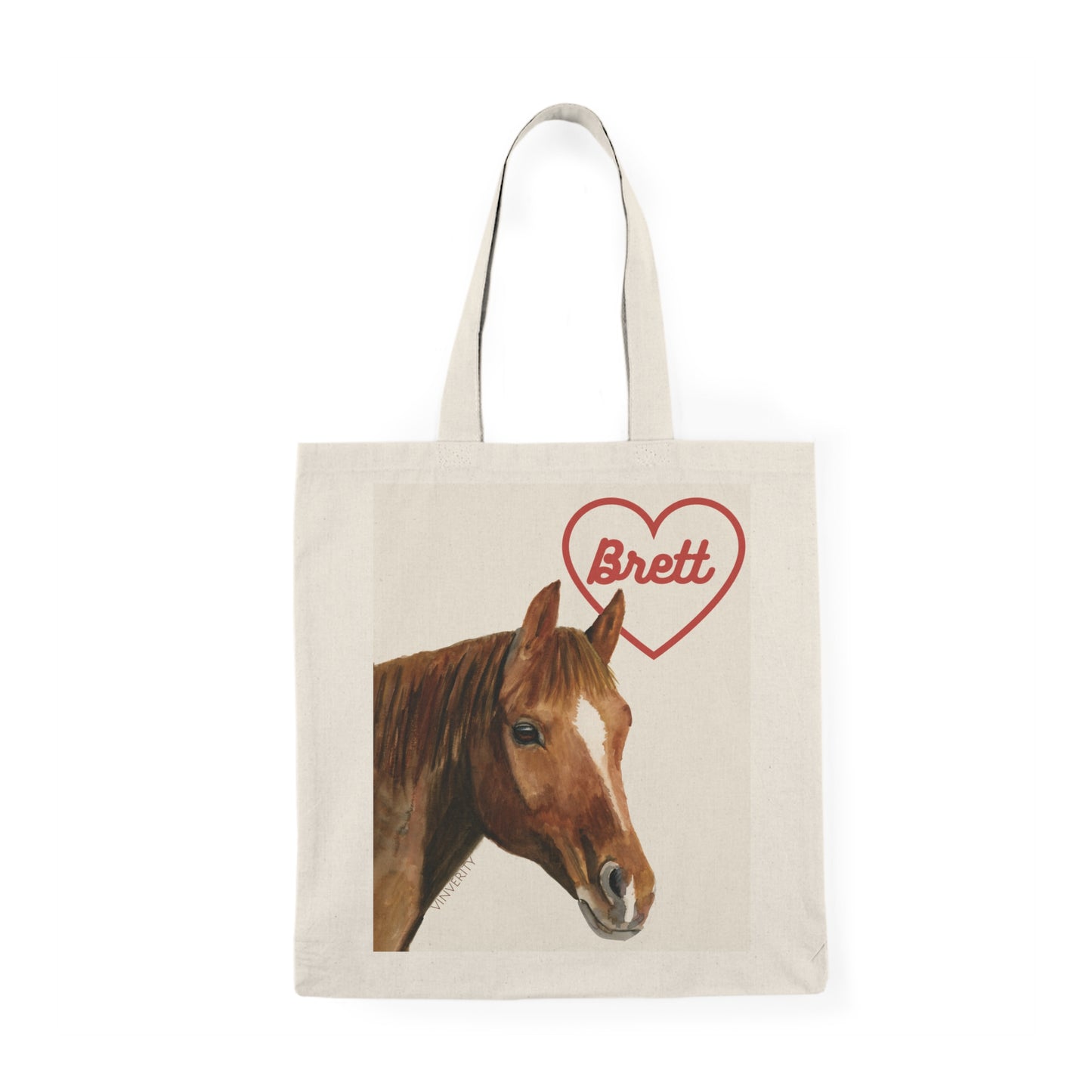 "<3 Brett" Natural Tote Bag