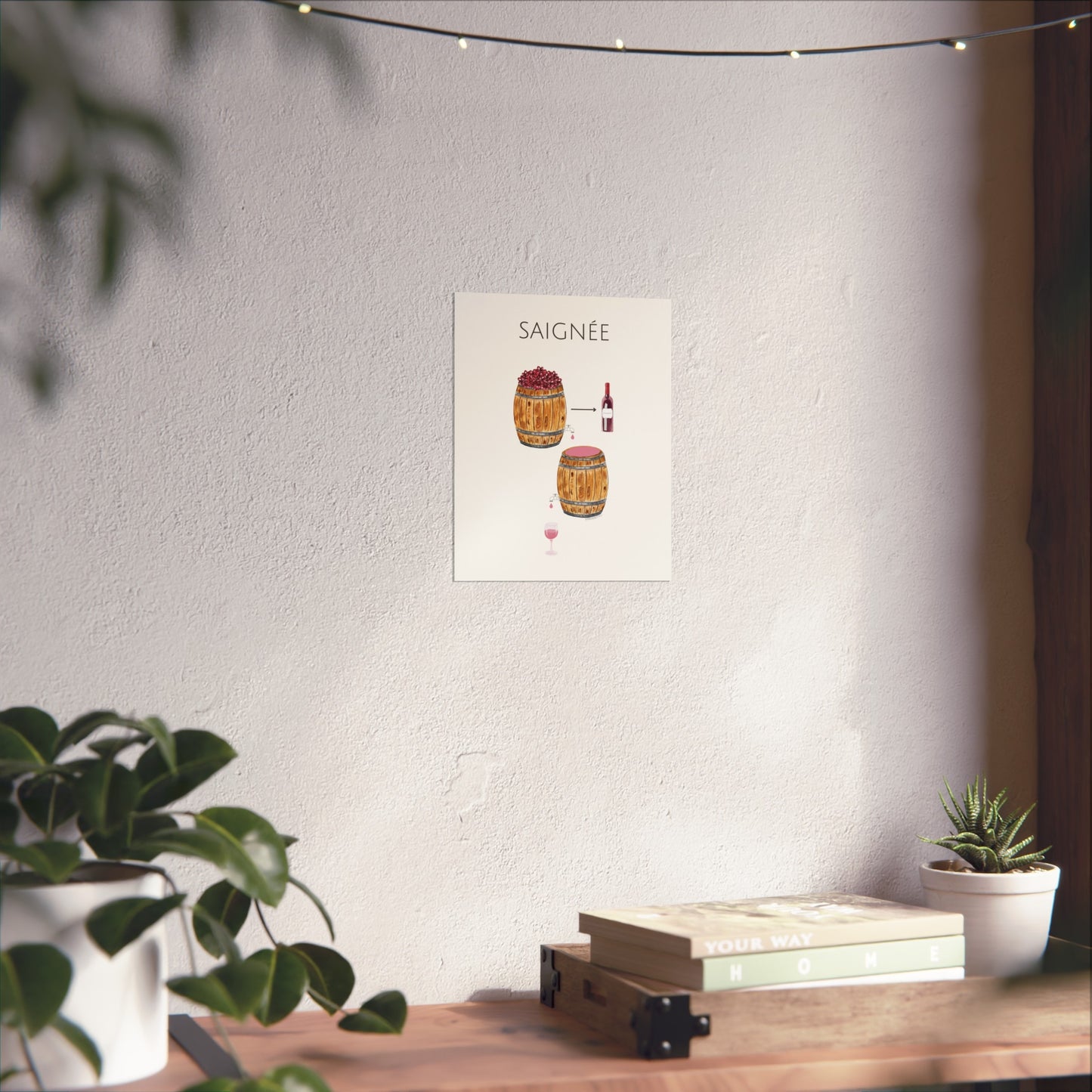 Saignée Method Wine Poster
