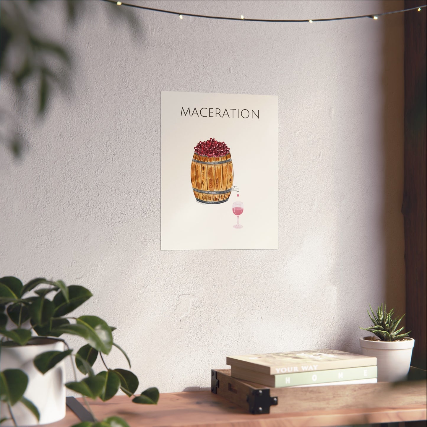 Maceration Method Wine Poster
