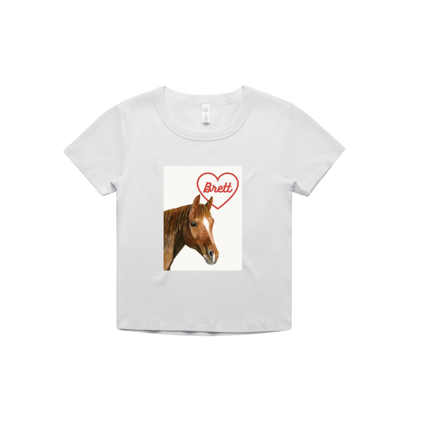 "<3 Brett" Organic Baby Tee