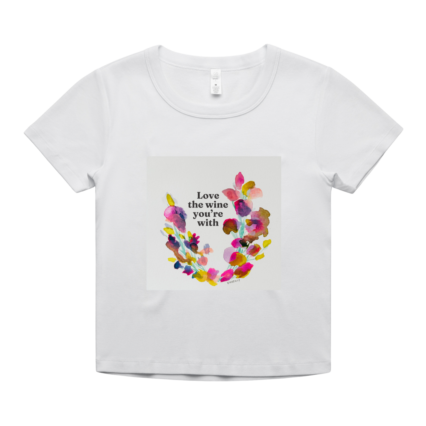 "Love the Wine You're With" Organic Baby Tee