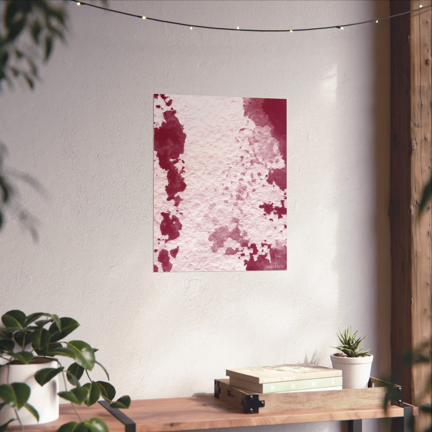 Wine Art Poster "Ranch Life Meets Wine Life"