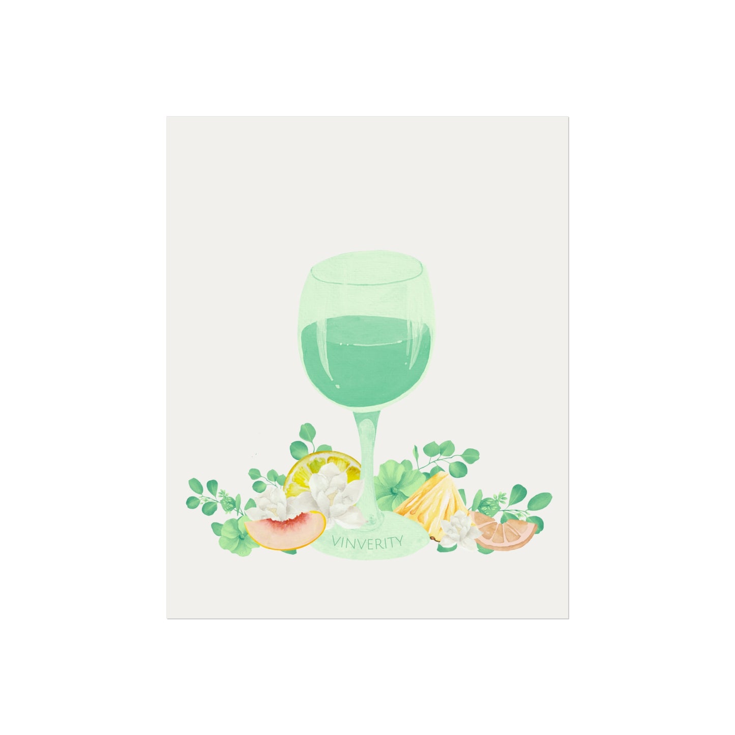 Wine Art Poster "Vinho Verde"