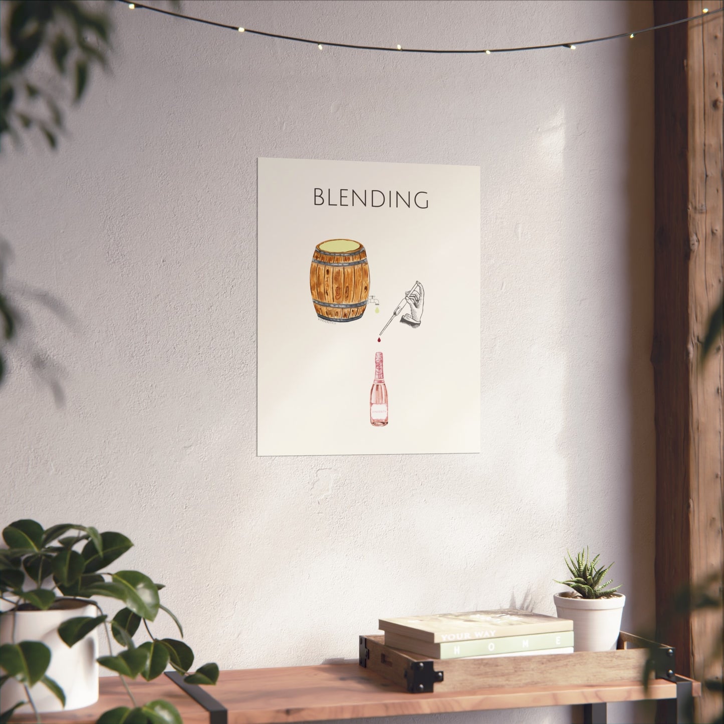 Blending Method Wine Poster