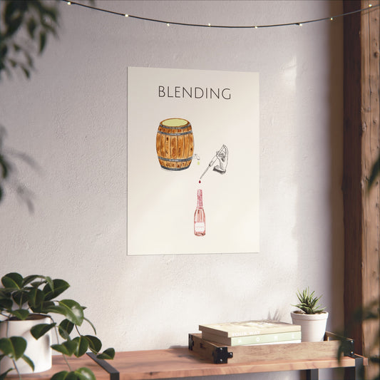 Blending Method Wine Poster