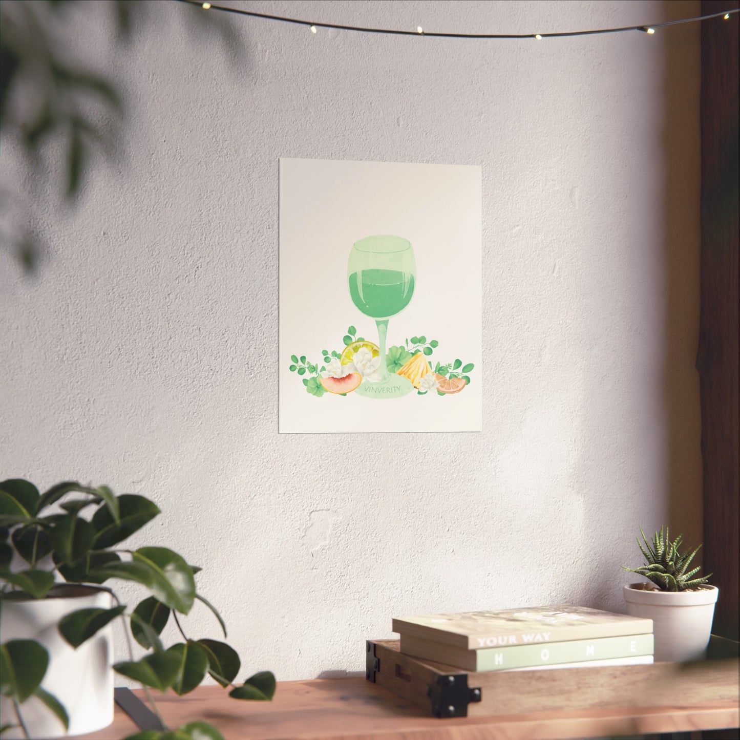 Wine Art Poster "Vinho Verde"