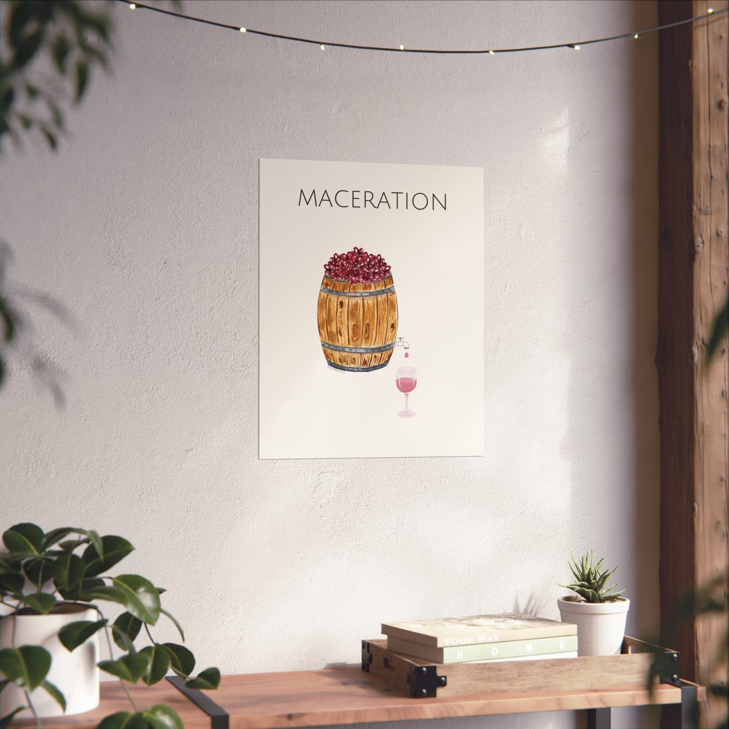 Maceration Method Wine Poster