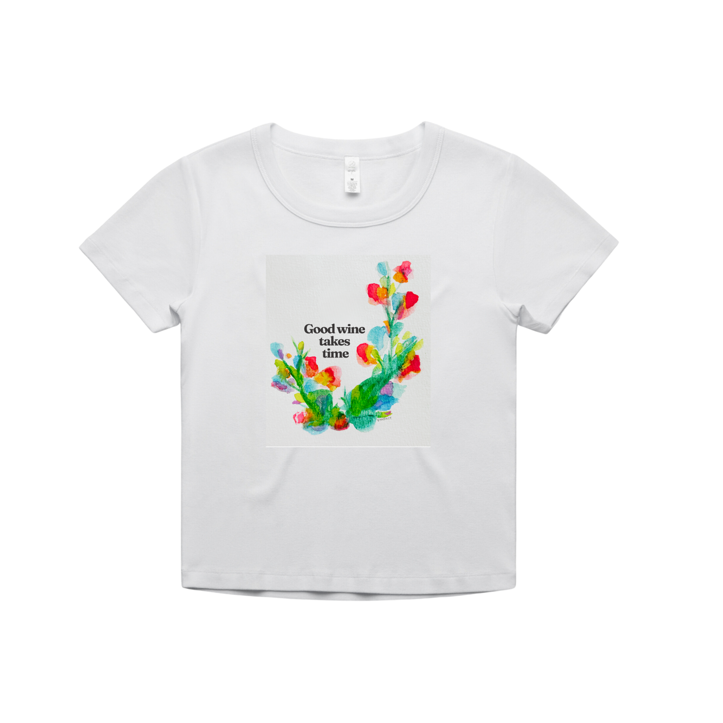 "Good Wine Takes Time" - Organic Baby Tee