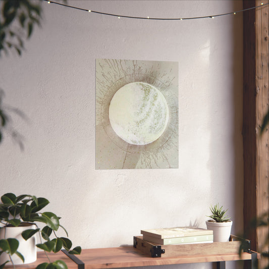 Wine Art Poster "Metallic Must"