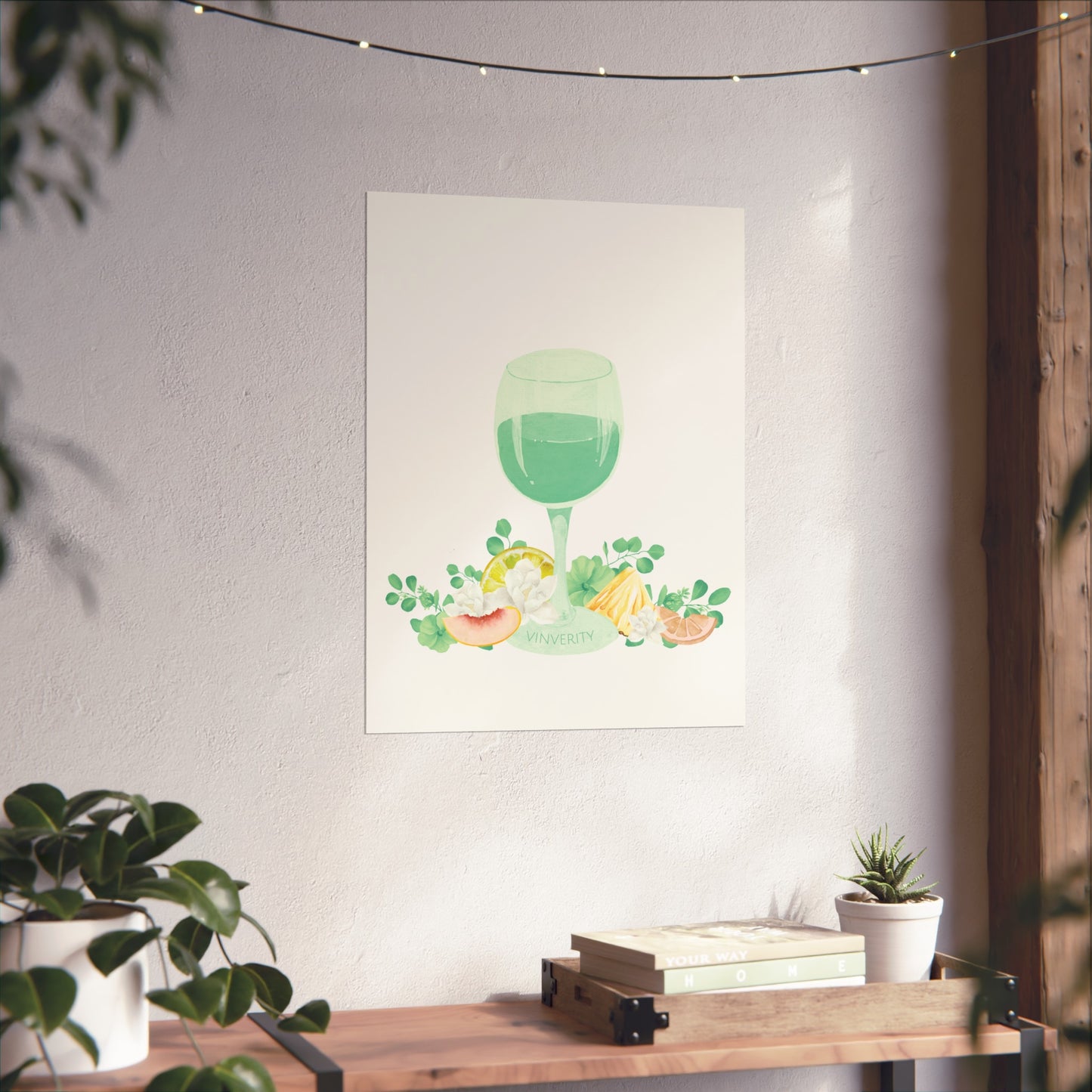 Wine Art Poster "Vinho Verde"