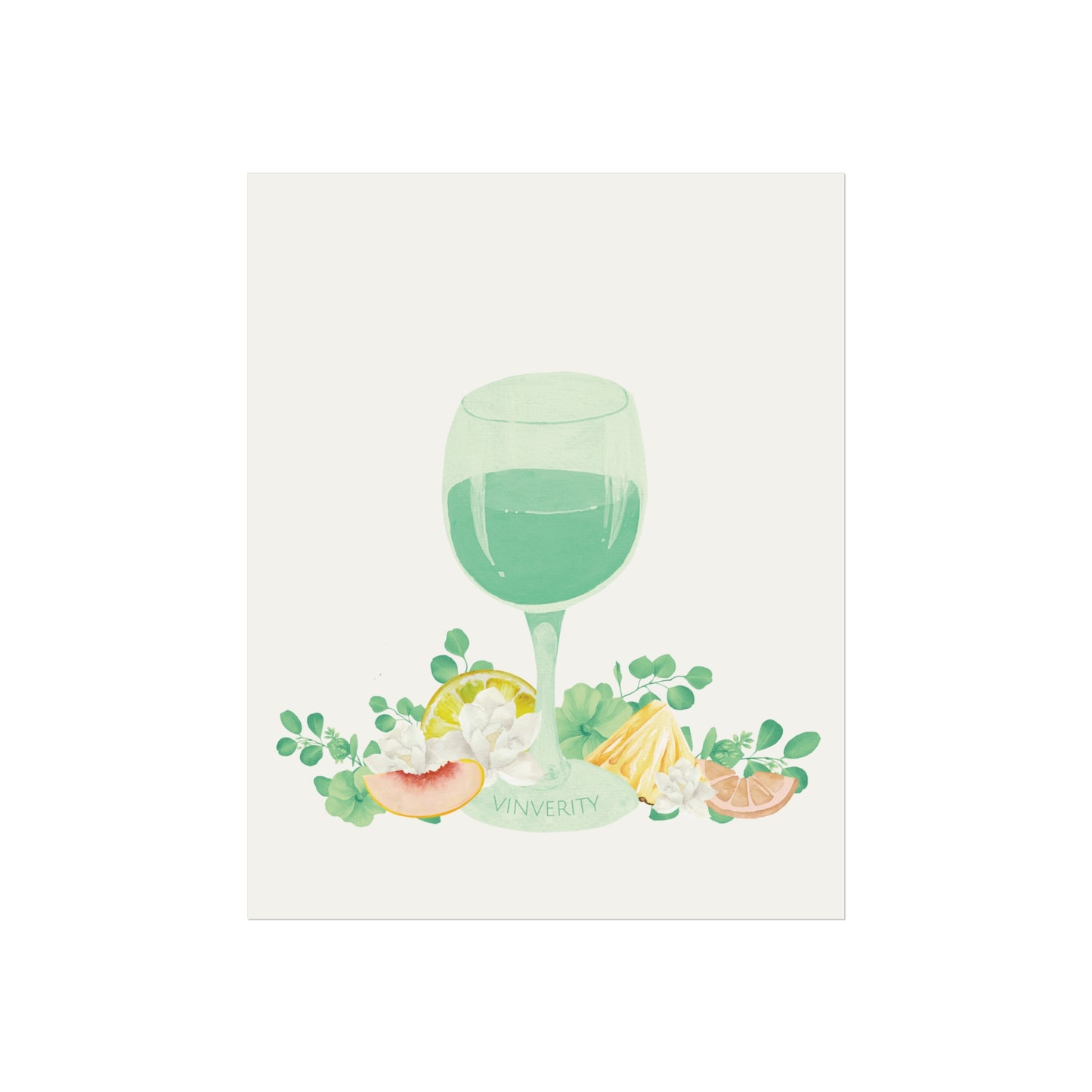 Wine Art Poster "Vinho Verde"